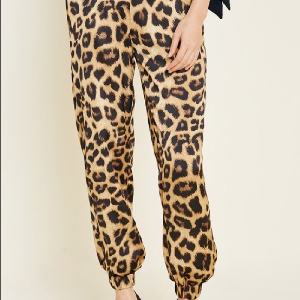Leopard Joggers